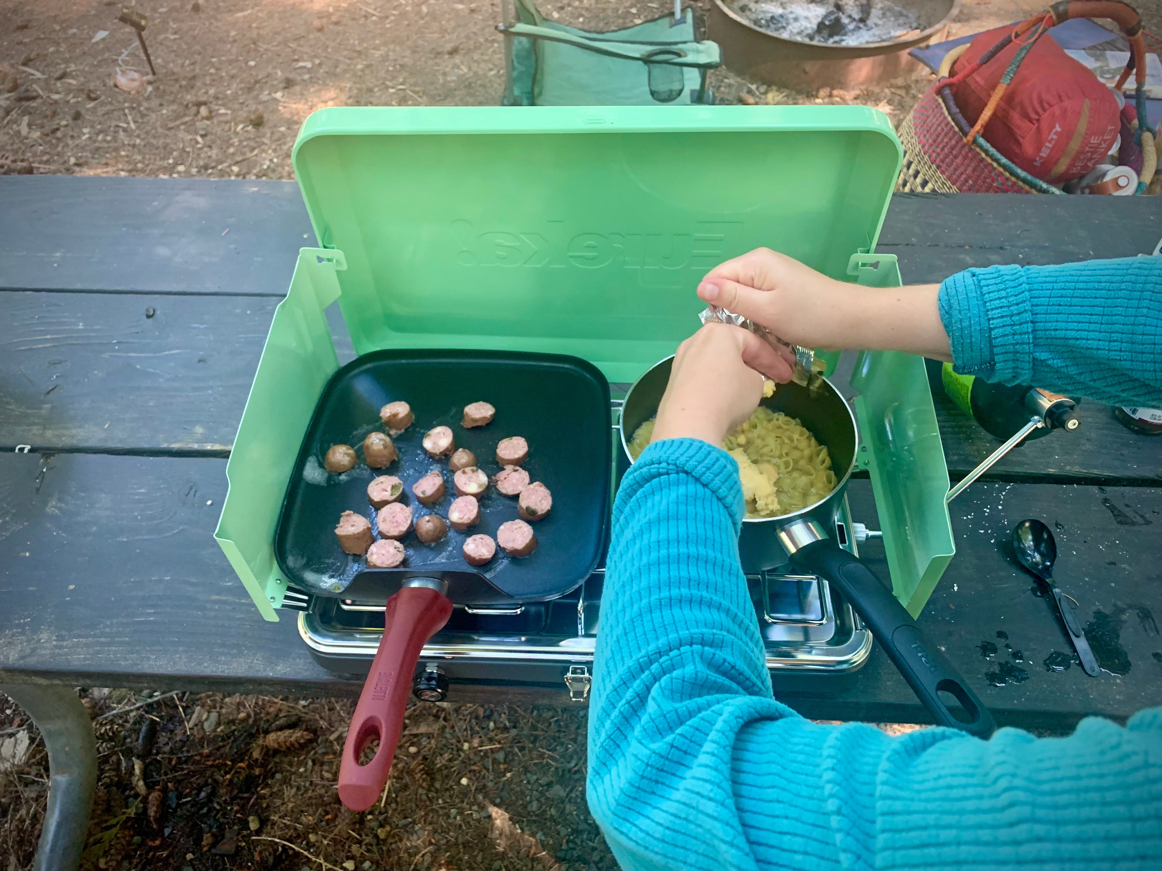 eureka 2 burner camping stove