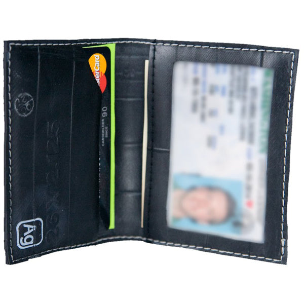 Alchemy Goods | Rubber Tire Wallet With Bi-fold Up-Cycled Belltown - Black, Wallet, alchemy, Defiance Outdoor Gear Co.