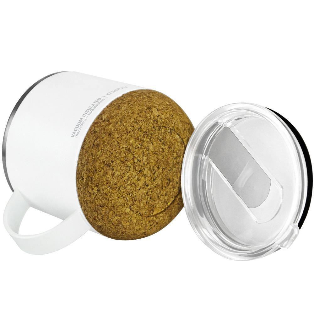 Asobu | Insulated Coffee Mug With Cork Bottom, Travel Lid & Stopper, Mugs, asobu, Defiance Outdoor Gear Co.