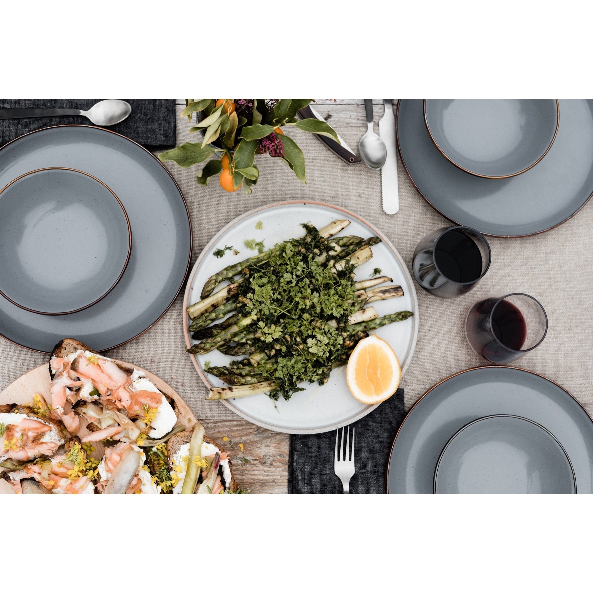 Barebones | Enamel Camping Picnic Bowls - Set Of Two, Bowls, Barebones, Defiance Outdoor Gear Co.