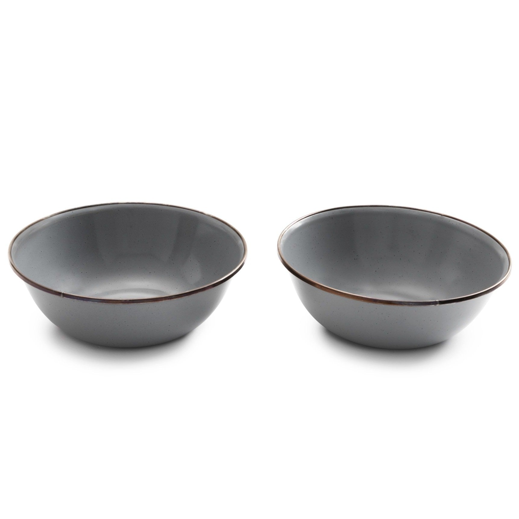 Barebones | Enamel Camping Picnic Bowls - Set Of Two, Bowls, Barebones, Defiance Outdoor Gear Co.