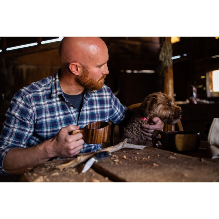 Barebones | Nordic Wooden Kuska Cup with Ergonomic Handle, Mug, Barebones, Defiance Outdoor Gear Co.
