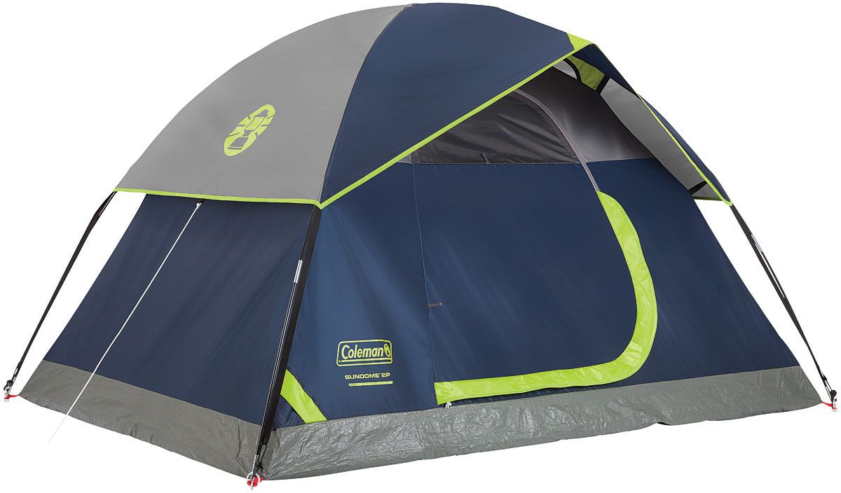 Two Person Camping Tent (Moss Green) - Easy to Set Up