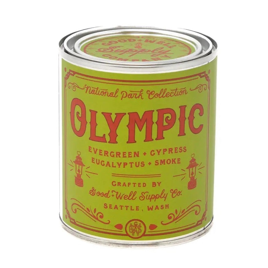 Bougie de café Campfire - Notes d'espresso, de bois de cèdre et de bois de santal 1/2 pinte