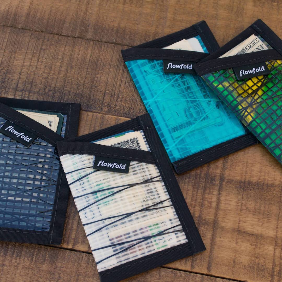 Flowfold | Recycled Sailcloth Minimalist Card Holder Wallet, Wallet, Flowfold, Defiance Outdoor Gear Co.