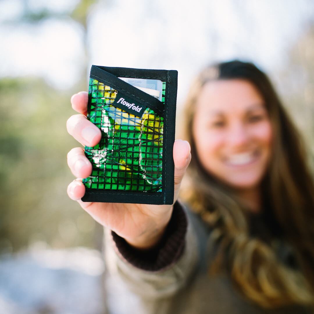 Flowfold | Recycled Sailcloth Minimalist Card Holder Wallet, Wallet, Flowfold, Defiance Outdoor Gear Co.