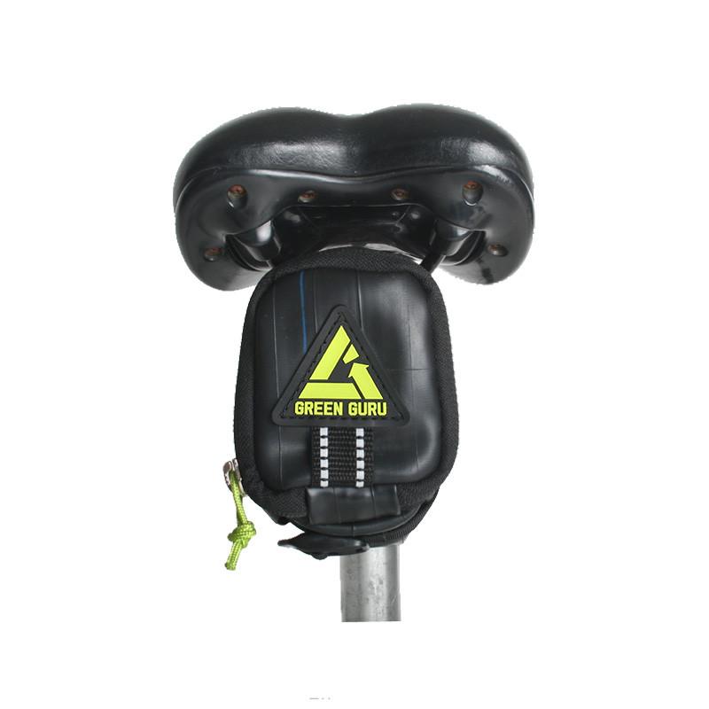 Green Guru Gear | Clutch Saddle Bike Bag Attachment - Made From Recycled Bike Tubes, Bike Accessories, Green Guru, Defiance Outdoor Gear Co.