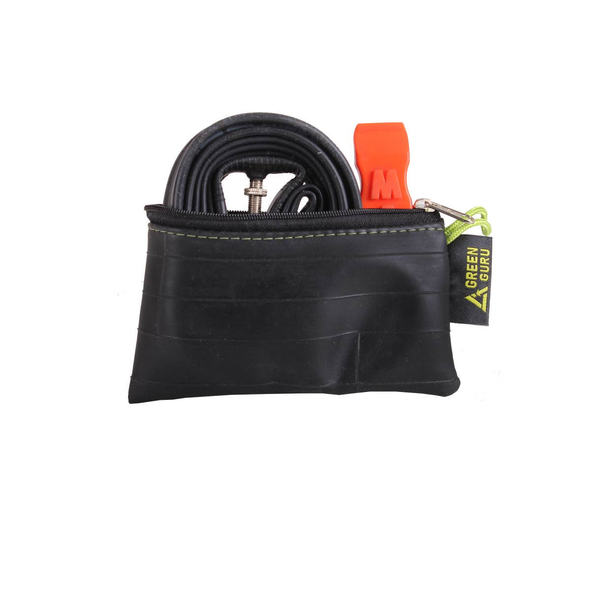 Green Guru | Recycled Bike Tire Tube Rubber Small Zipper Pouch, Bags, Green Guru, Defiance Outdoor Gear Co.
