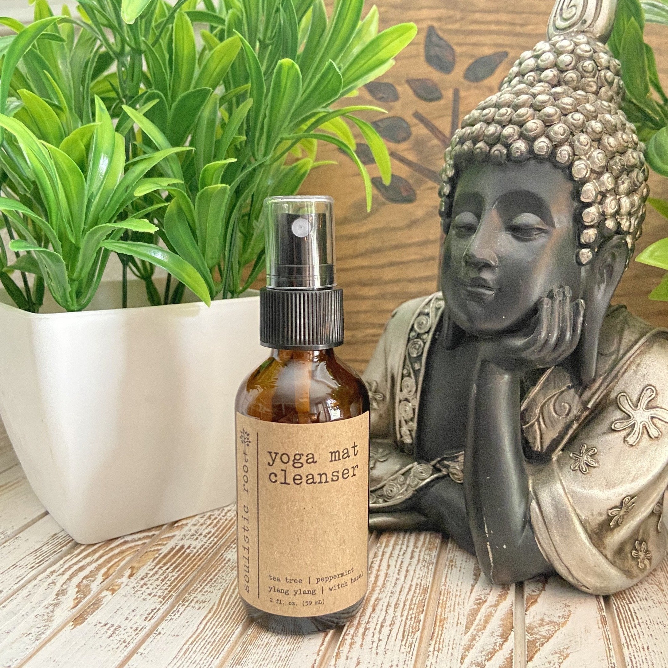 Soulistic Root | All Natural Yoga Mat Cleanser Spray With Essential Oils - Tea Tree and Peppermint, Yoga Mat Accessories, Soulistic Root, Defiance Outdoor Gear Co.
