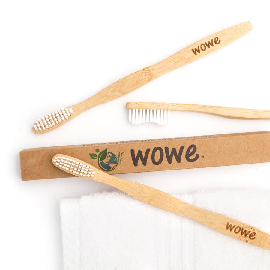 Wowe | Bamboo Toothbrush With Soft Bristles - Adult, Tooth Brushes, Wowe, Defiance Outdoor Gear Co.