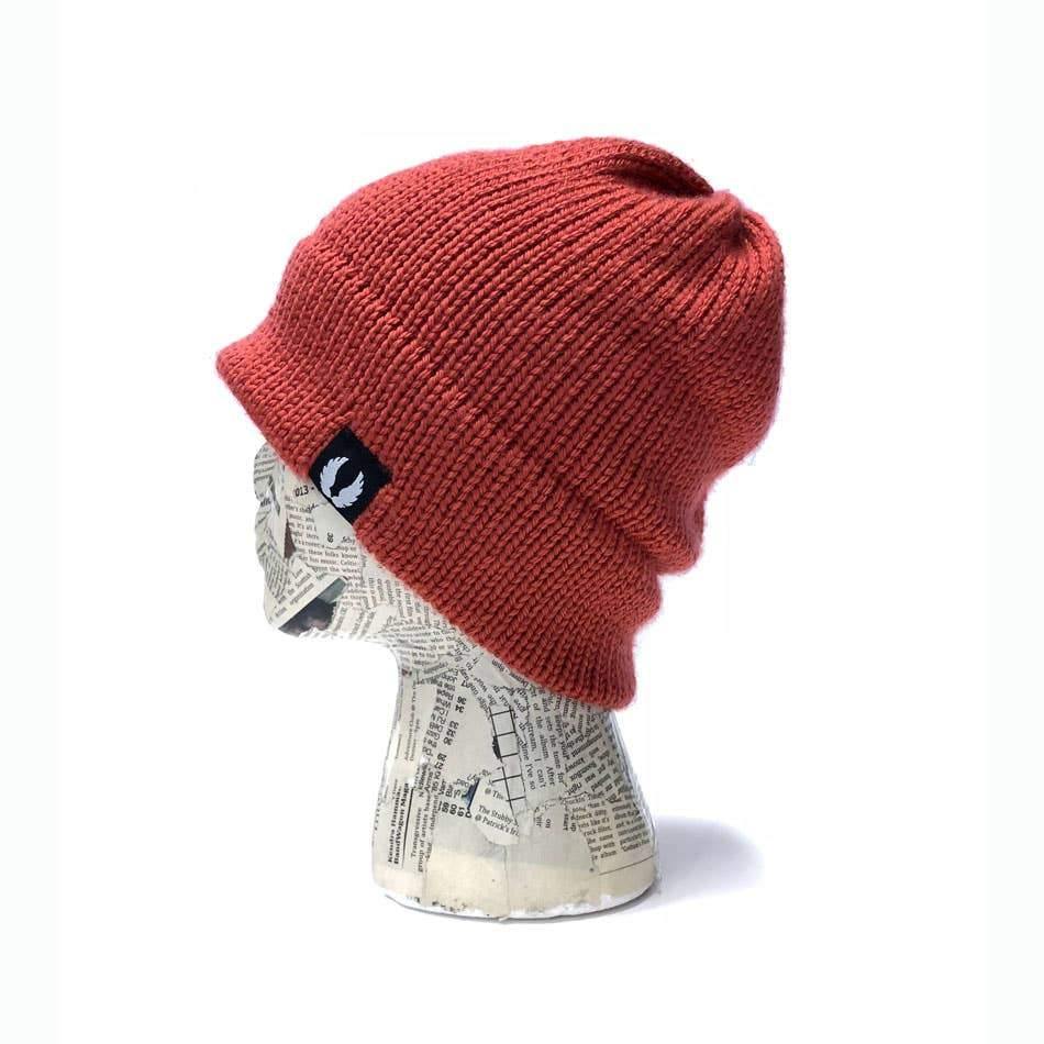 Akins | Ahab Winter Knit Beanie Hat - Coral, Beanie, Akinz, Defiance Outdoor Gear Co.