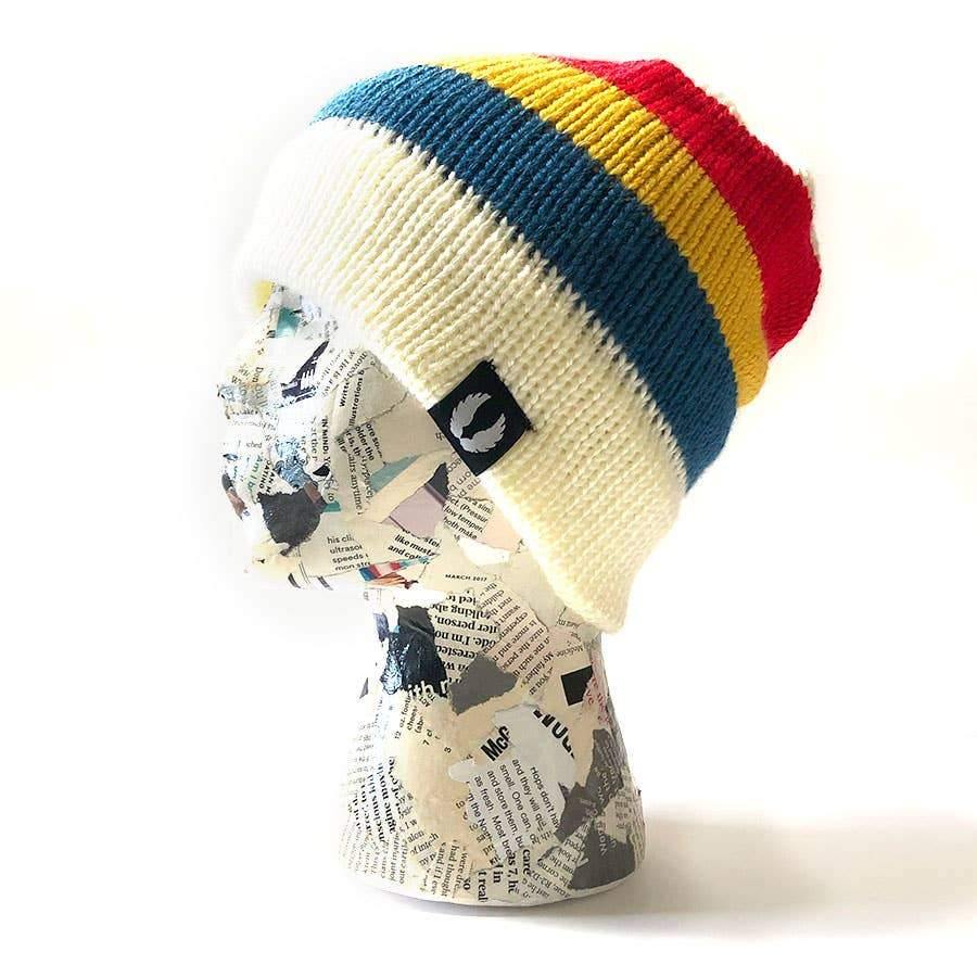 Akins | Ski Patrol Hand Knit Winter Beanie Cap - Americana, Beanie, Akinz, Defiance Outdoor Gear Co.