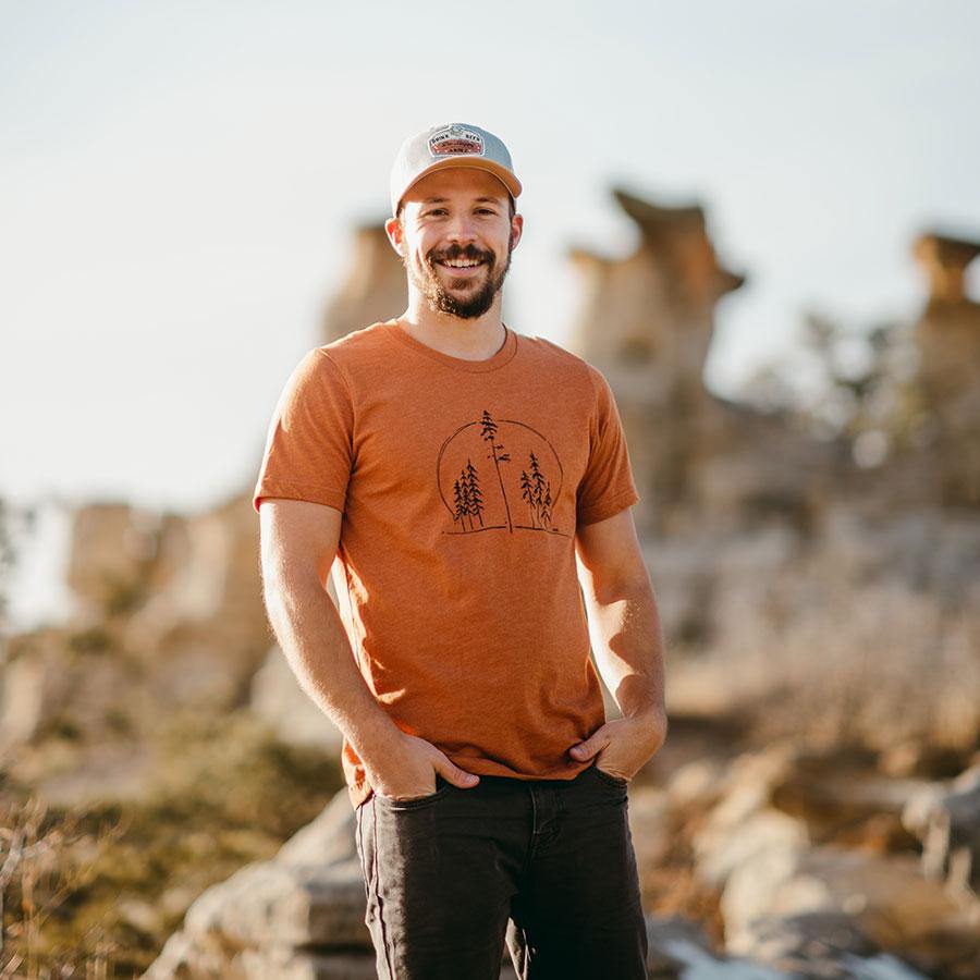 Akinz | Speak for the Trees Tee - Orange, T-Shirts, Akinz, Defiance Outdoor Gear Co.