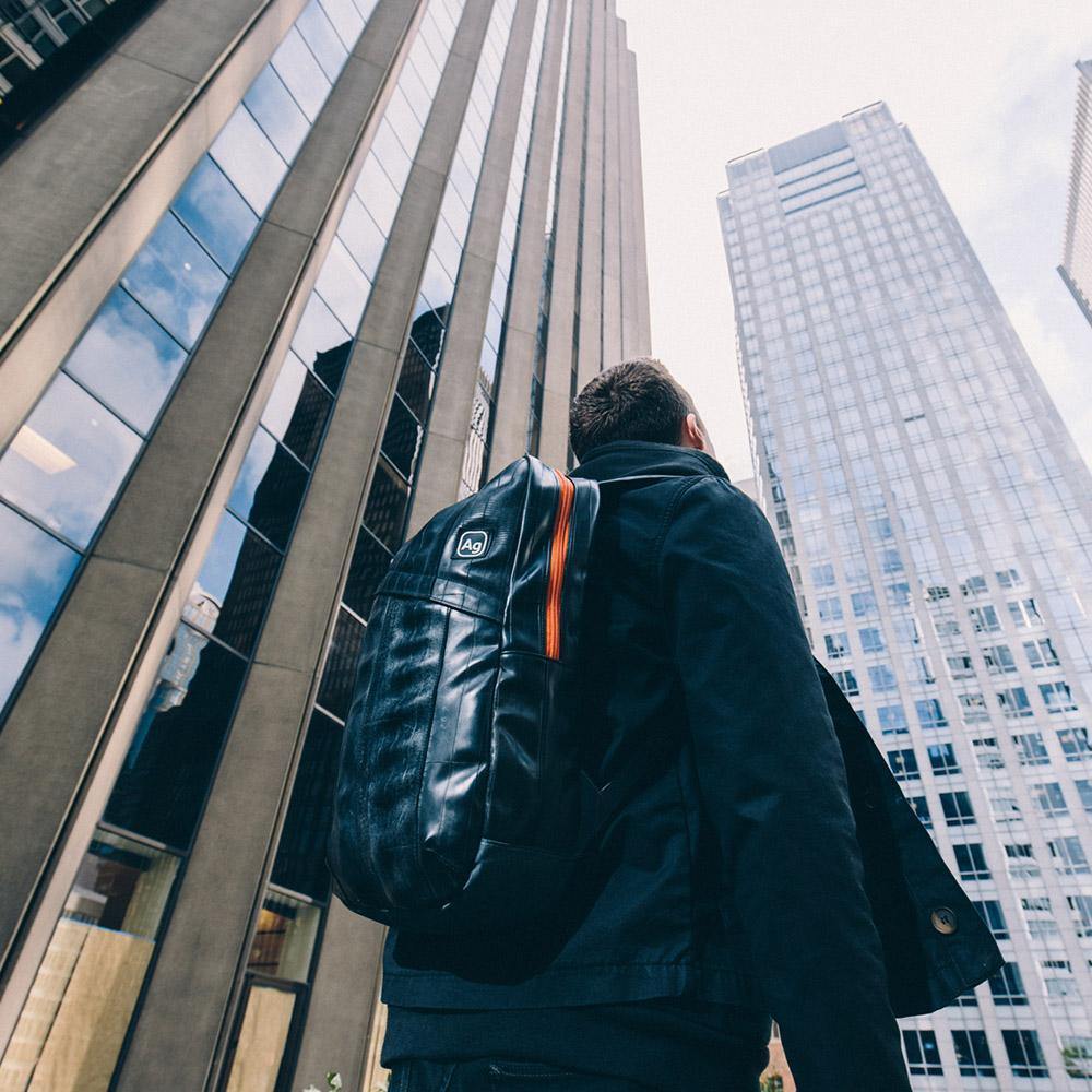 Alchemy Goods | Brooklyn Recycled Bike Tire Backpack - Mardarin, Backpacks, Alchemy Goods, Defiance Outdoor Gear Co.