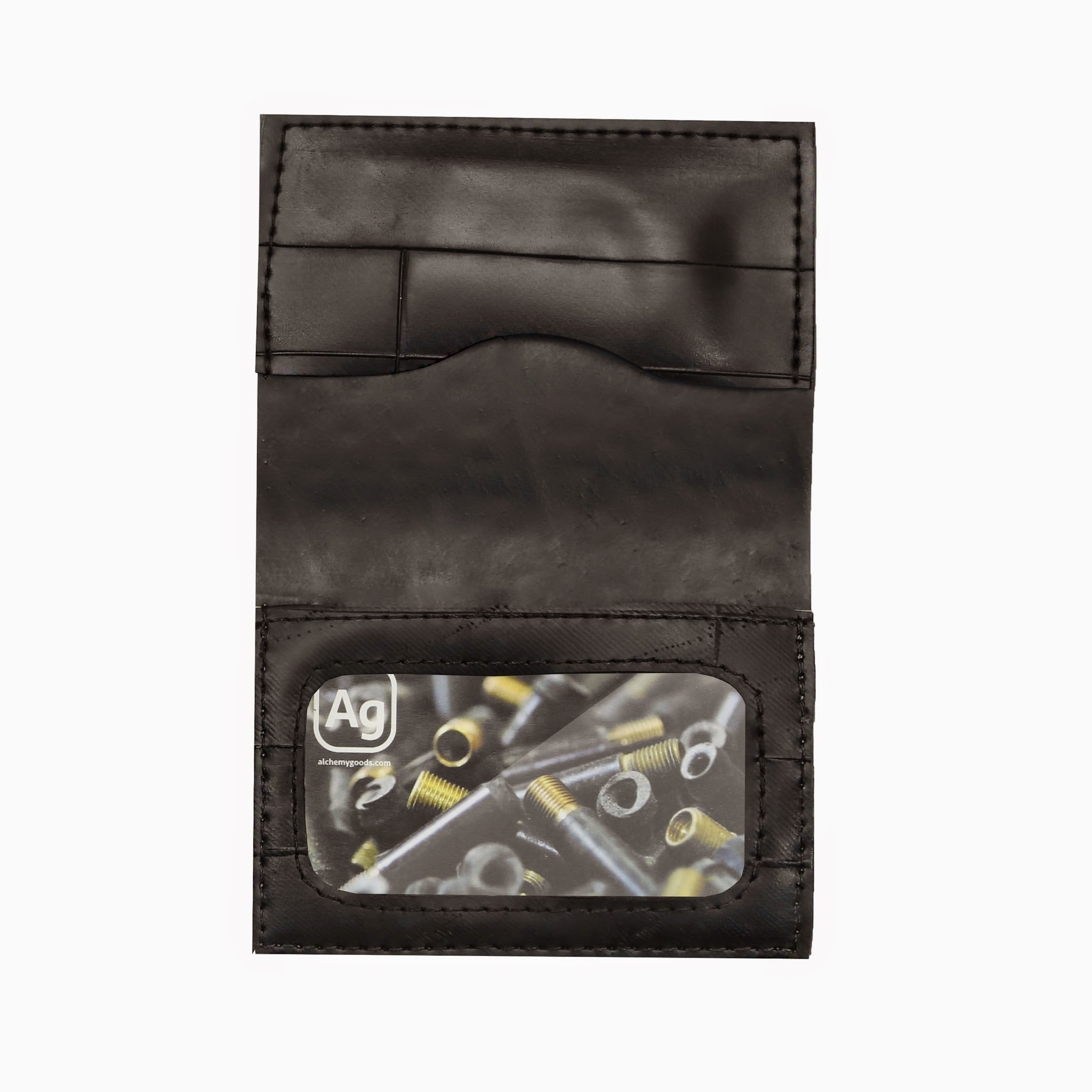 Alchemy Goods  | Rubber Tire Wallet With Bi-fold Up-Cycled Belltown - Black, Wallet, alchemy, Defiance Outdoor Gear Co.