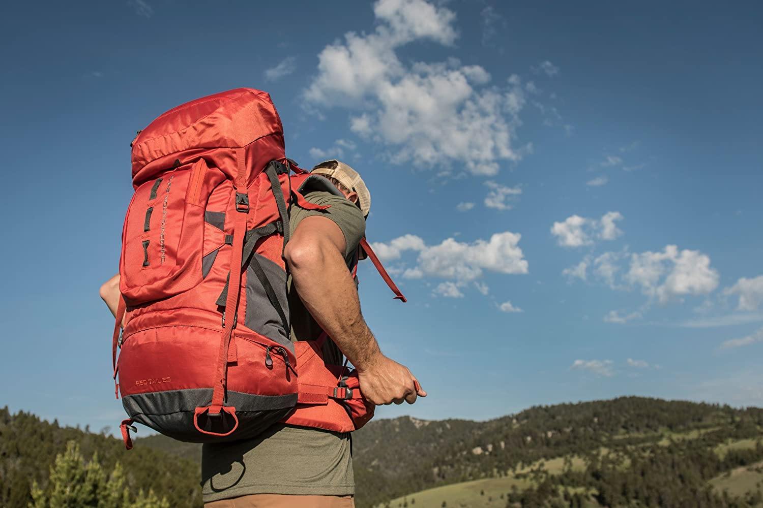 ALPS Mountaineering | Mens Red Tail 65 Liter Hiking Trekking Backpack With Hydration Pocket & Rain Cover Featuring Compression Straps, Backpacks, Alps Mountaineering, Defiance Outdoor Gear Co.