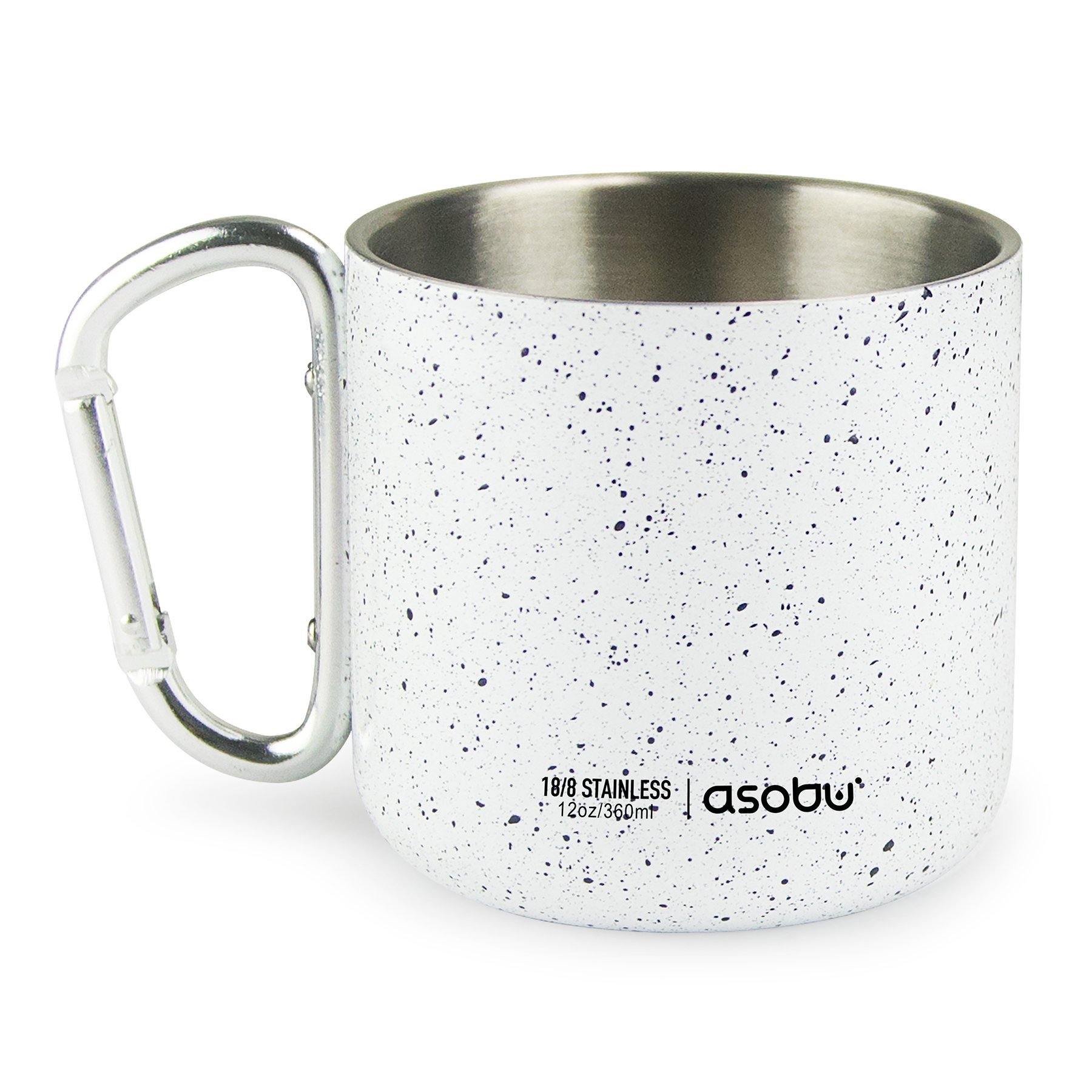 Asobu | Stainless Steel Campfire Mug With Carabiner Clip Handle - Double Walled Insulated, Mug, asobu, Defiance Outdoor Gear Co.