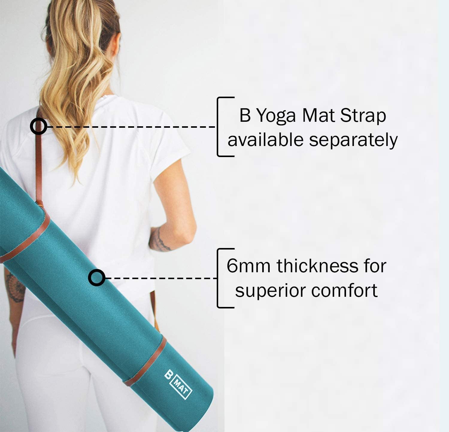 B Yoga | Natural Rubber Yoga Exercise & Workout Mat - Deep Sea Blue, Yoga Mat, B Yoga, Defiance Outdoor Gear Co.