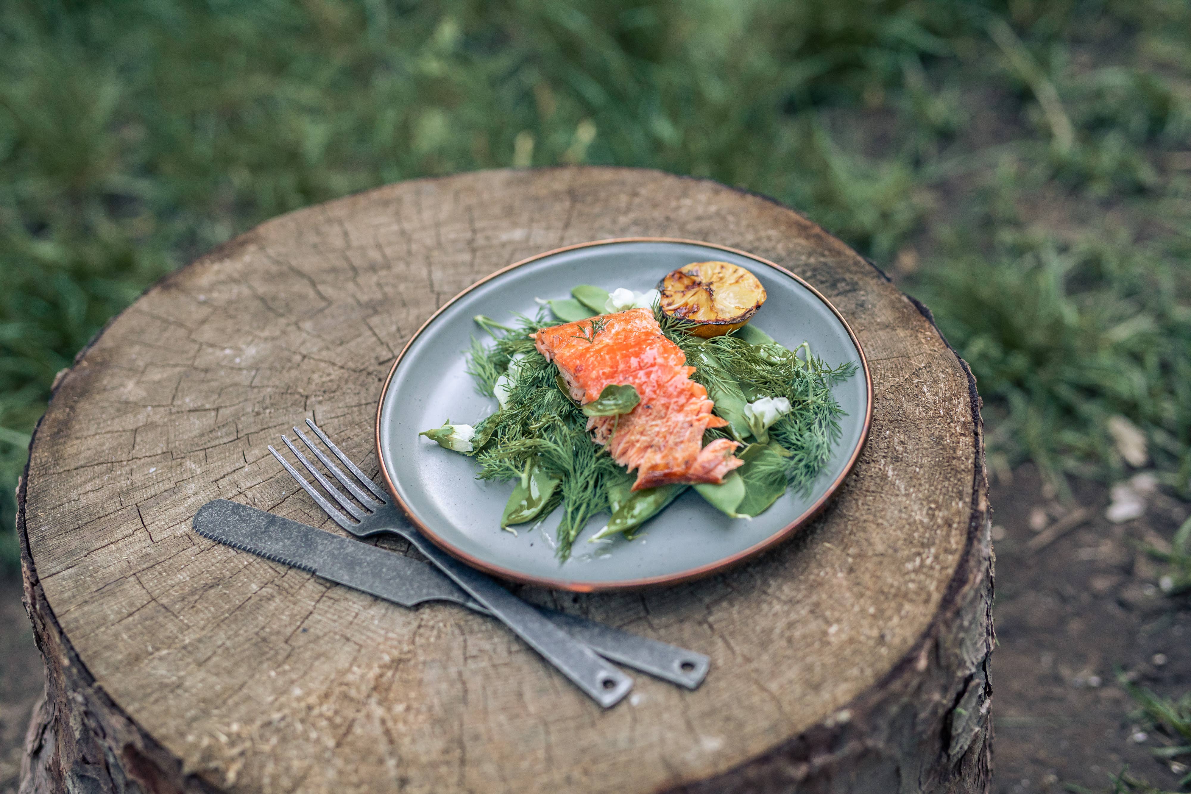 Barebones | Enamel 8" Salad Camping Picnic Plate Set - Two Count, Dinnerware, Barebones, Defiance Outdoor Gear Co.