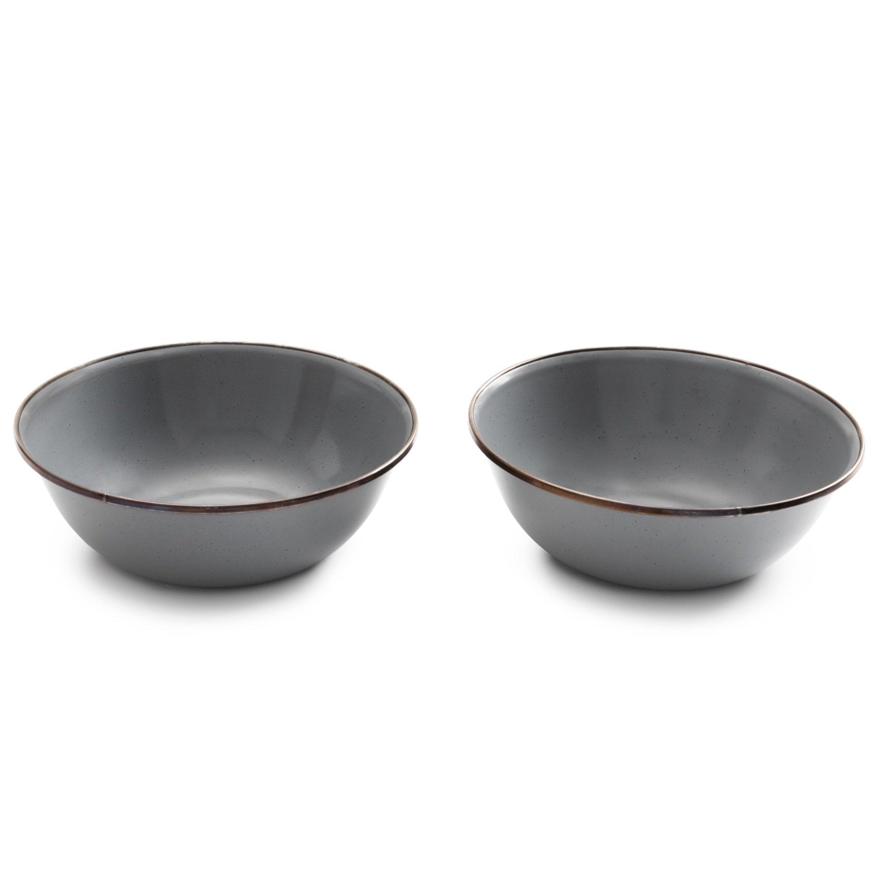 Barebones | Enamel  Camping Picnic Bowls - Set Of Two, Bowls, Barebones, Defiance Outdoor Gear Co.