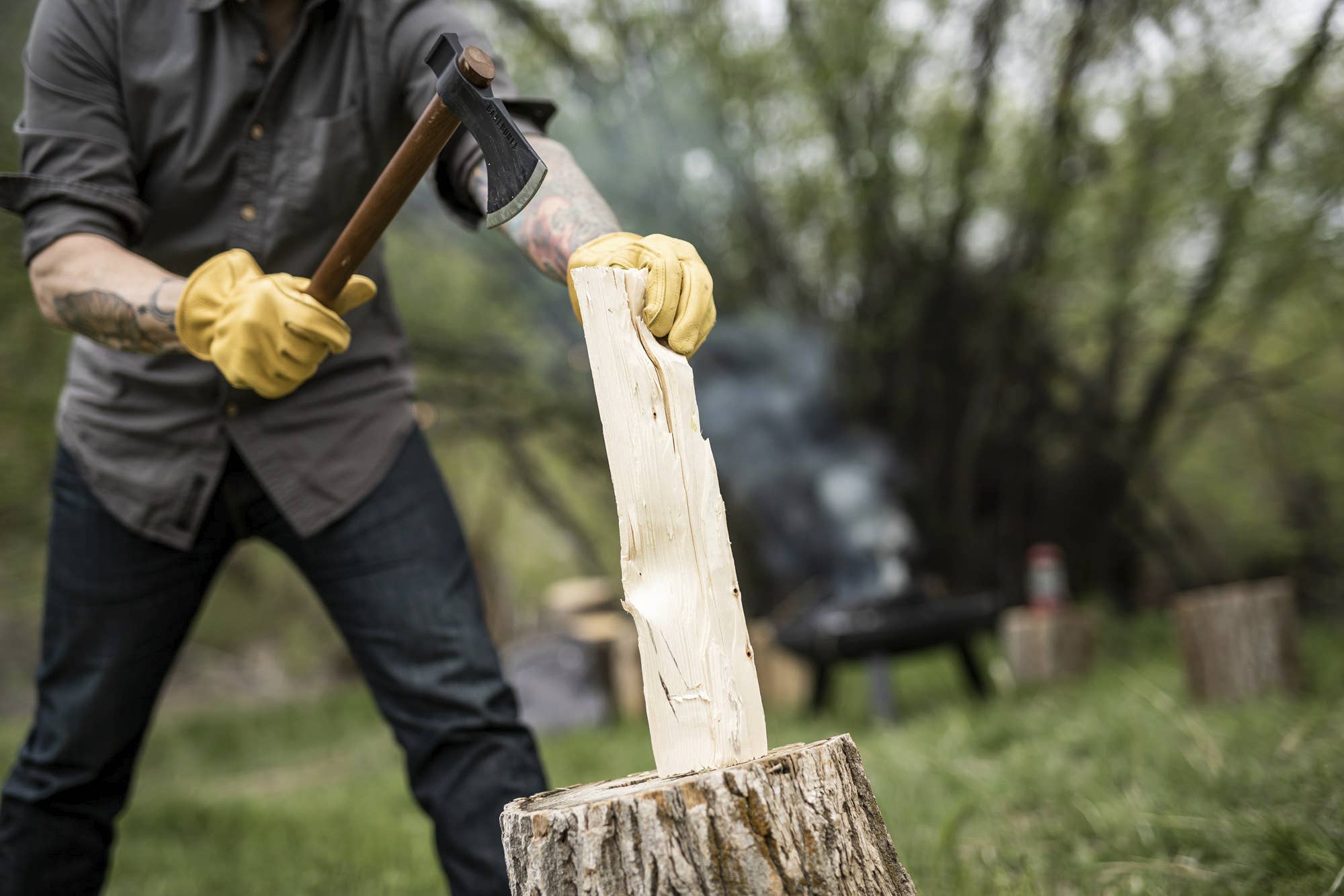 Barebones | Field Hatchet With Wooden Handle & Sheath, Axes, Barebones, Defiance Outdoor Gear Co.