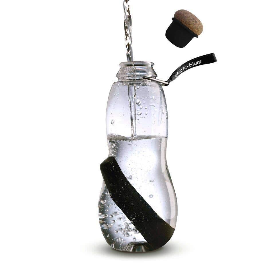 Black+Blum | Eau Good Bottle With Binchotan Active Charcoal Filter & Cork Top, Water Bottle, Black + Blum, Defiance Outdoor Gear Co.