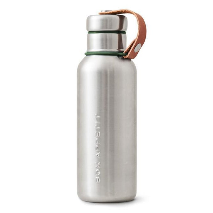 Black + Blum | Stainless Steel Insulated Water Bottle With Leather Strap, Water Bottle, Black + Blum, Defiance Outdoor Gear Co.