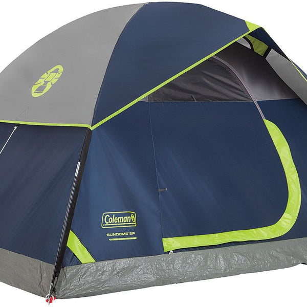 coleman 2-person sundome tent Two Person Camping Tent (Moss Green) - Easy to Set Up