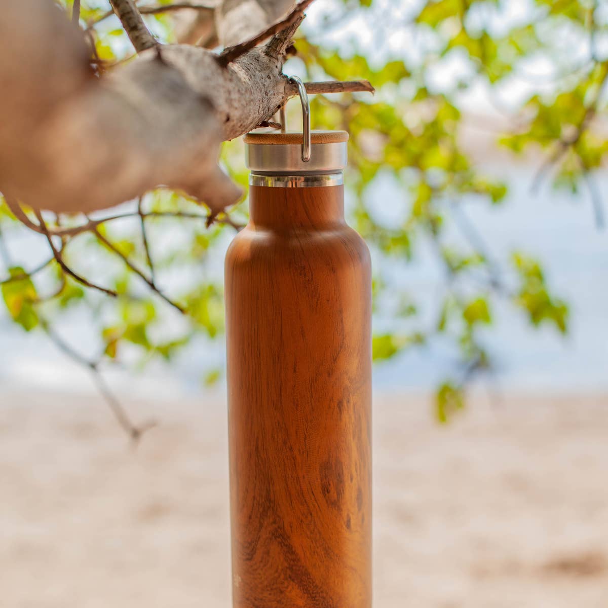 Elemental | 25oz Elemental Stainless Classic Water Bottle - Teak Wood