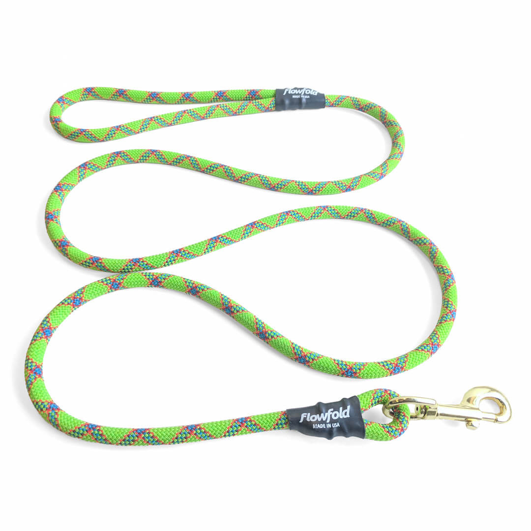 Flowfold | Dog Leash - Recycled Climbing Rope - 6ft, Dog Leash, Flowfold, Defiance Outdoor Gear Co.