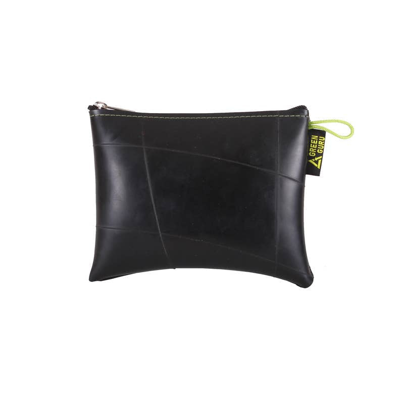 Green Guru | Recycled Bike Tire Tube Zipper Pouch, Packs, Green Guru, Defiance Outdoor Gear Co.