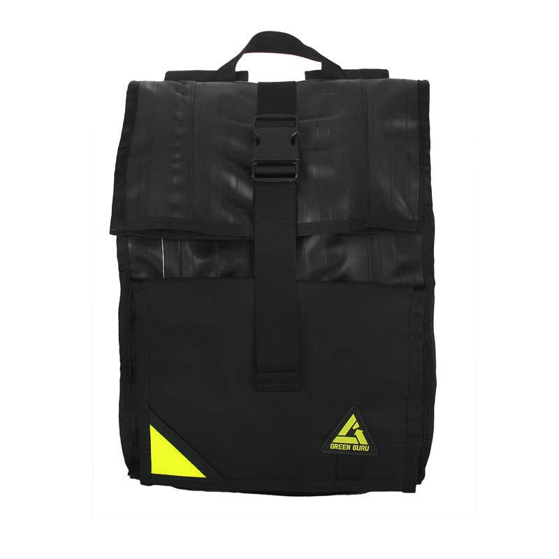 Green Guru | Recycled Bike Tube Commuter Backpack, Backpacks, Green Guru, Defiance Outdoor Gear Co.