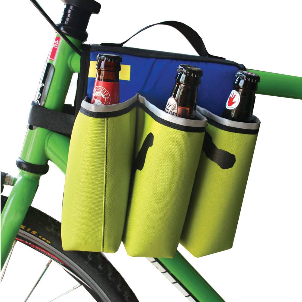 Green Guru | Sixer 6-Pack Insulated Beverage Holder- Mounts to Bicycle, Bike Attachment, Green Guru, Defiance Outdoor Gear Co.