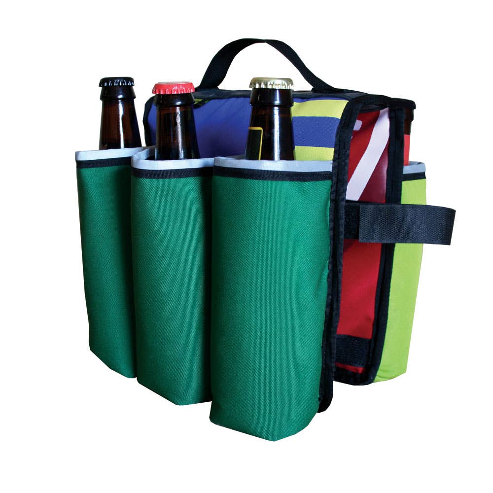 Green Guru | Sixer 6-Pack Insulated Beverage Holder- Mounts to Bicycle, Bike Attachment, Green Guru, Defiance Outdoor Gear Co.