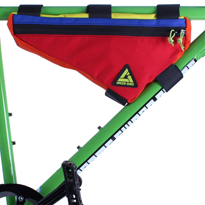 Green Guru | Upshift Bicycle Frame Bag For Mountain & Road Bikes - Multicolor, Bike Gear, Green Guru, Defiance Outdoor Gear Co.