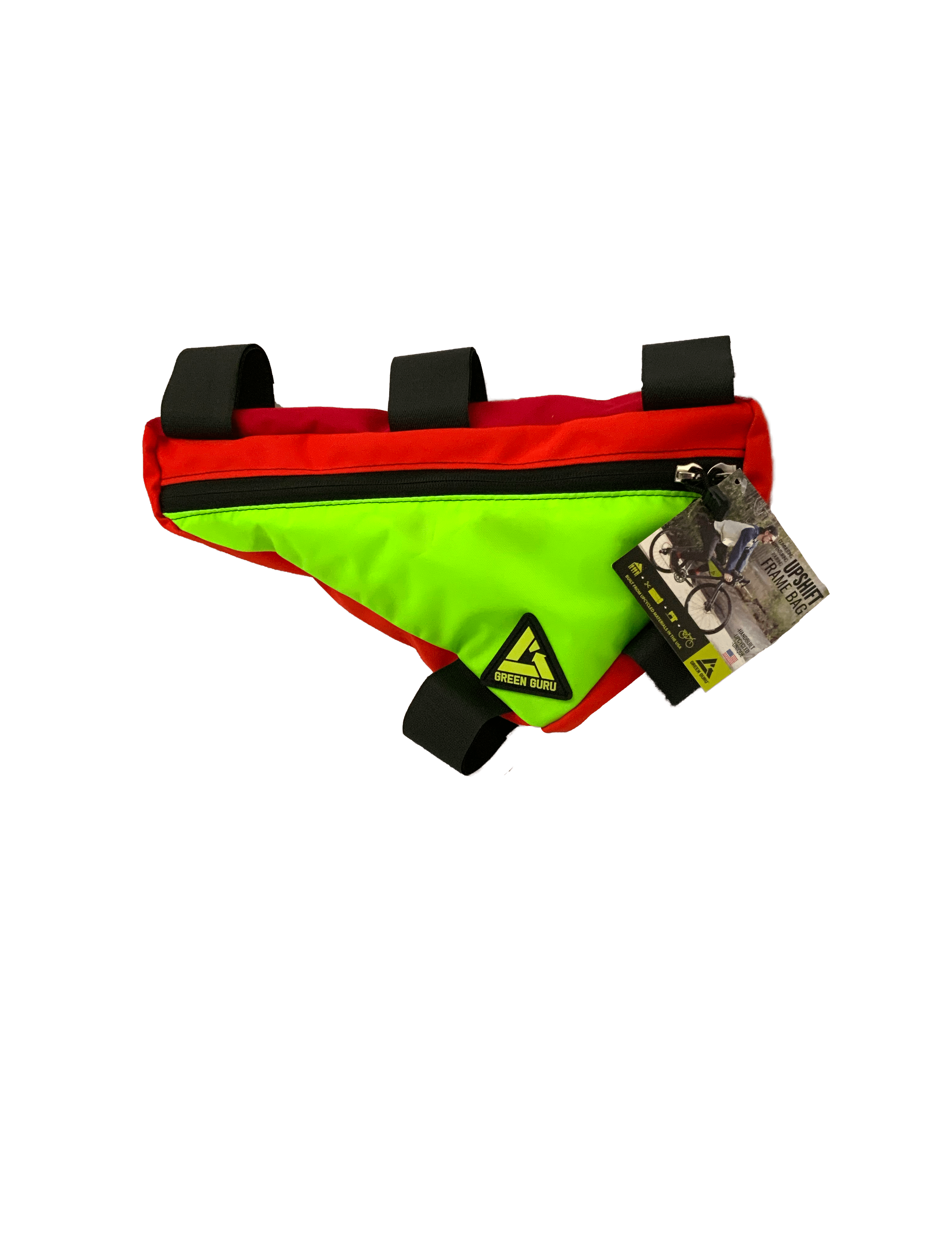 Green Guru | Upshift Bicycle Frame Bag For Mountain & Road Bikes - Multicolor, Bike Gear, Green Guru, Defiance Outdoor Gear Co.