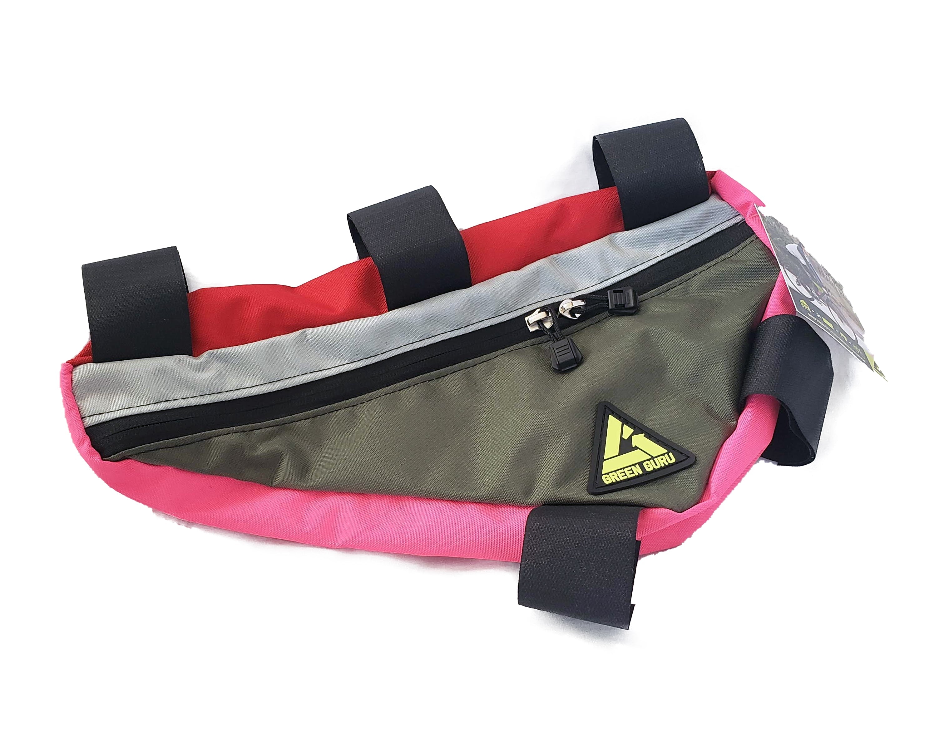 Green Guru | Upshift Bicycle Frame Bag For Mountain & Road Bikes - Multicolor, Bike Gear, Green Guru, Defiance Outdoor Gear Co.