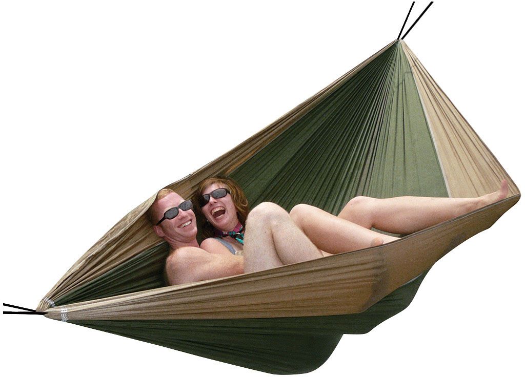 Hammock Bliss | Double Hammock - Tan/Green, Hammock, Hammock Bliss, Defiance Outdoor Gear Co.