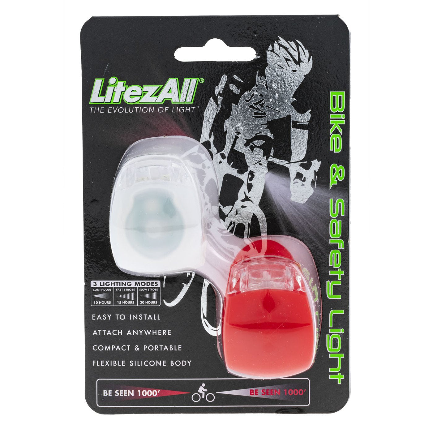 Luna Litez | Silicone Bike Safety Lights, Bike Lights, Luna Litez, Defiance Outdoor Gear Co.