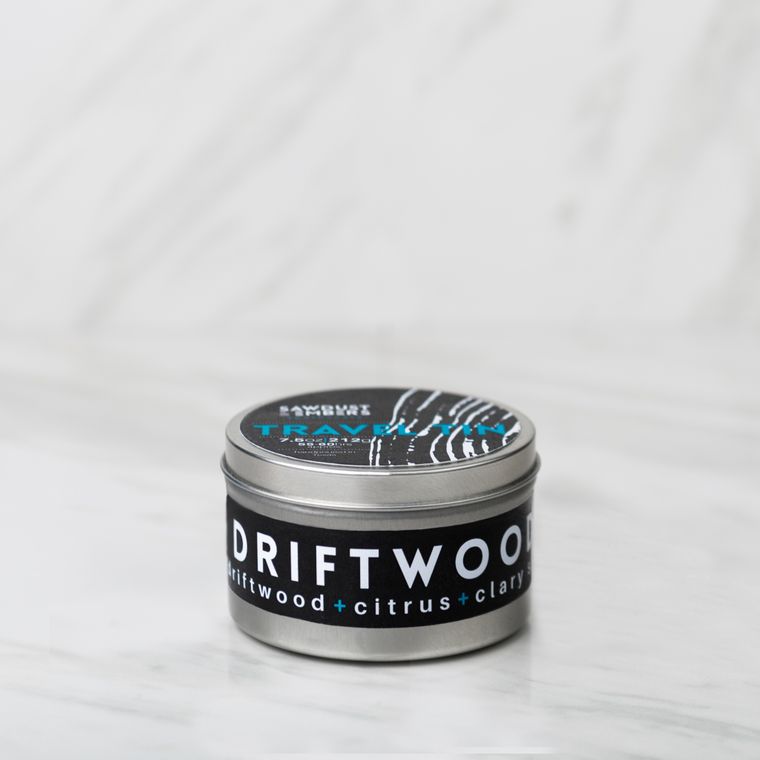 Sawdust & Embers | Driftwood Travel Candle, Candles, Sawdust & Embers, Defiance Outdoor Gear Co.