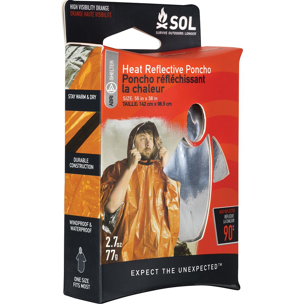 Sol | Heat Reflective Poncho, Ponchos, Sol, Defiance Outdoor Gear Co.