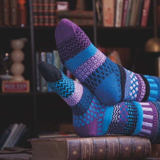 Solmate | Adult crew Socks - Rasberry, Socks, Solmate, Defiance Outdoor Gear Co.