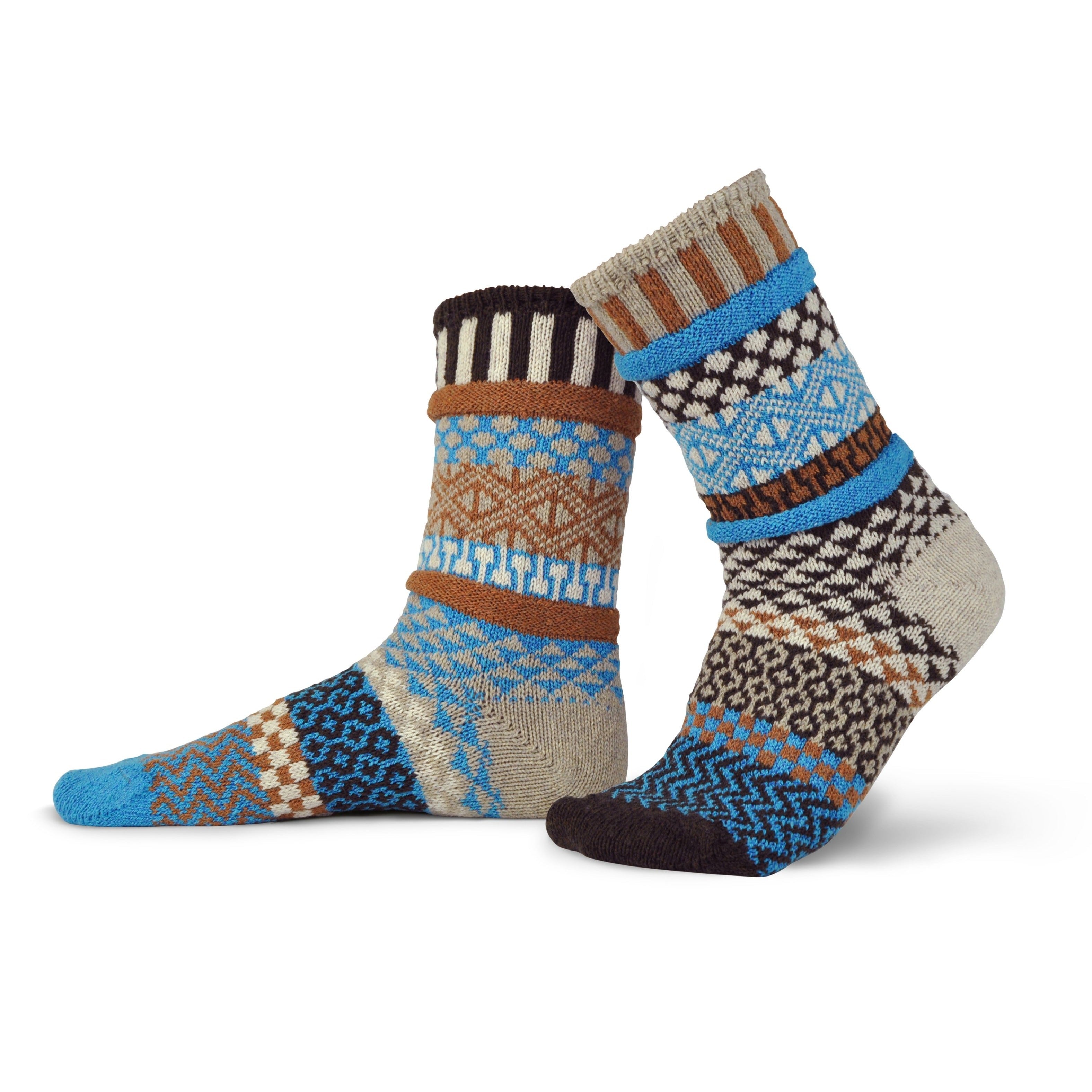 Solmate | Adult crew Socks - Walnut, Socks, Solmate, Defiance Outdoor Gear Co.