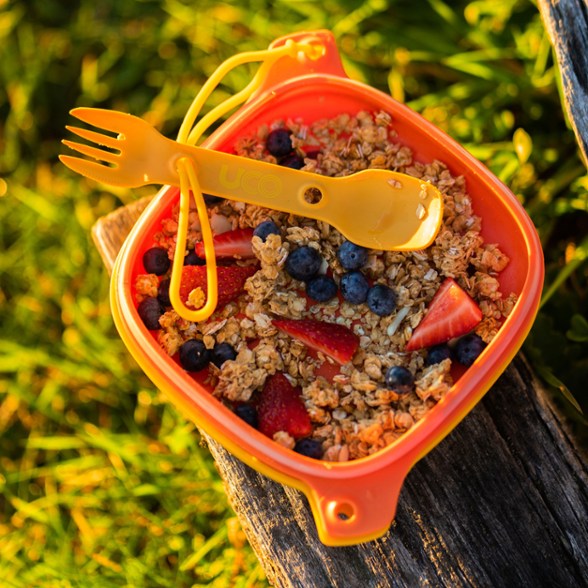 UCO | 4-Piece Mess Kit - Travel Food Container / Camp Dining-Ware + Utensil, Camping Cookware, UCO, Defiance Outdoor Gear Co.