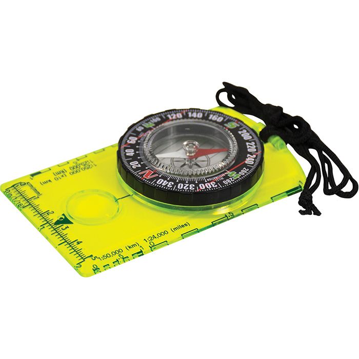 Ultimate Survival | Hi Vis Deluxe Map Compass, Compasses, Ultimate Survival, Defiance Outdoor Gear Co.