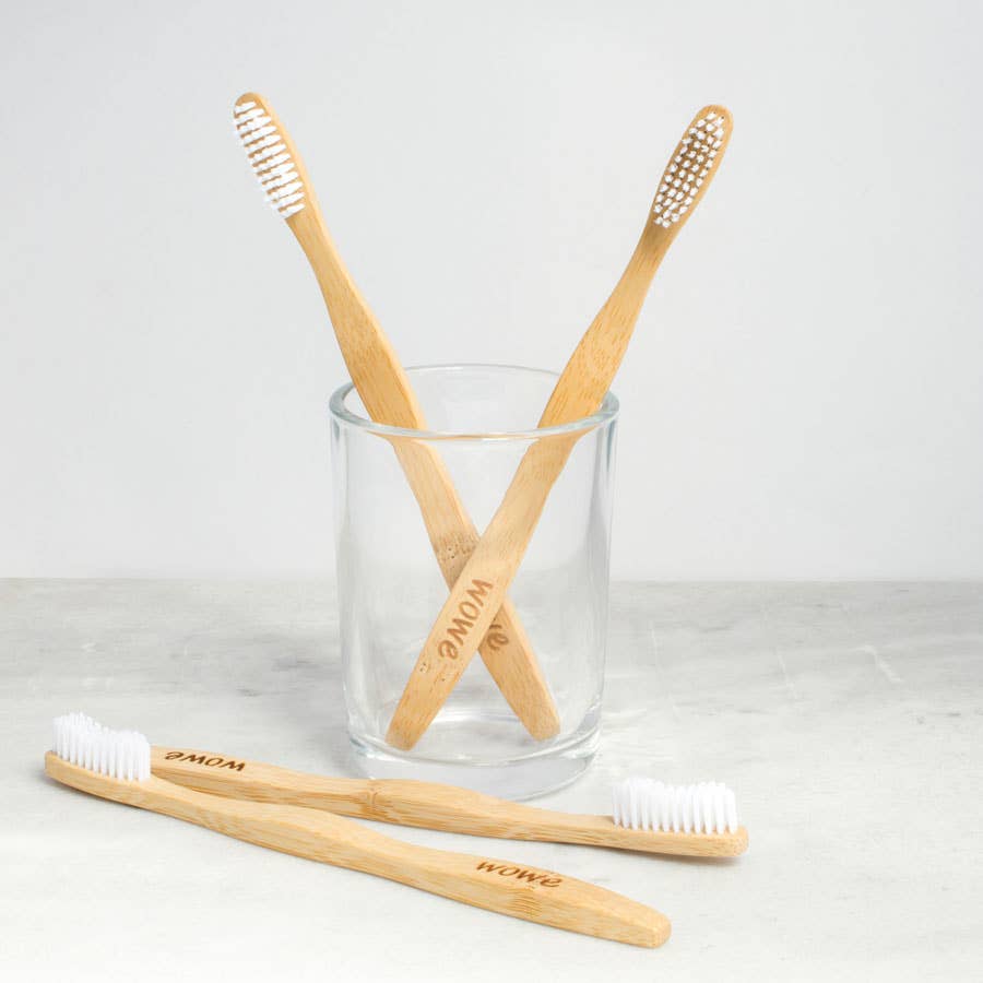 Wowe |  Bamboo Toothbrush With Soft Bristles - Adult, Tooth Brushes, Wowe, Defiance Outdoor Gear Co.