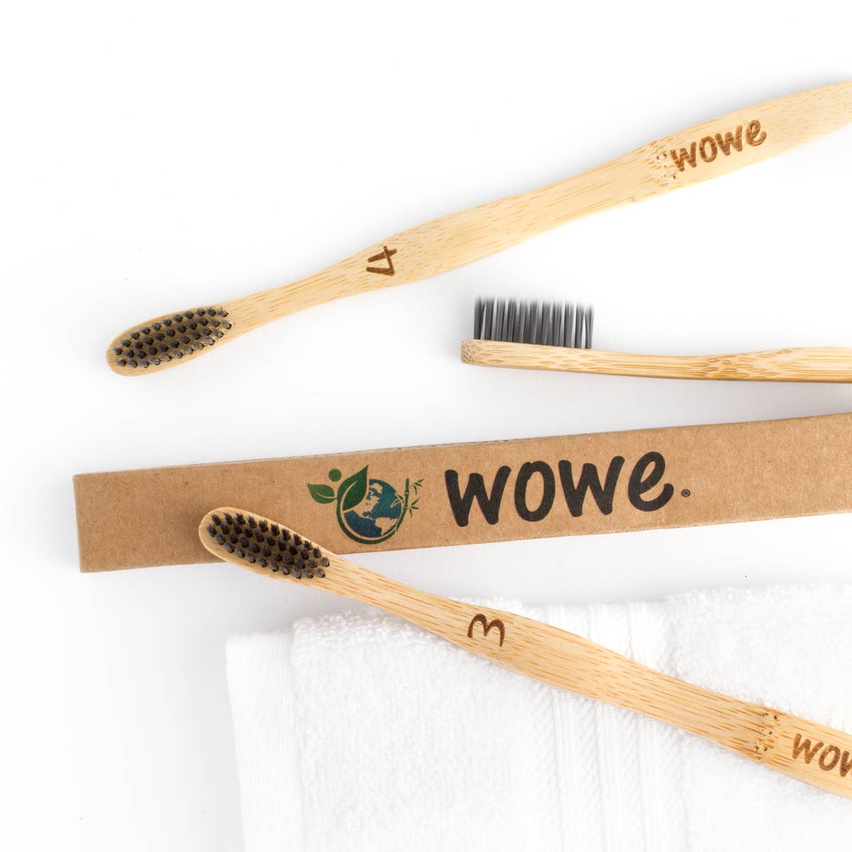 Wowe | Charcoal Infused Bristle Bamboo Toothbrush, Tooth Brushes, Wowe, Defiance Outdoor Gear Co.